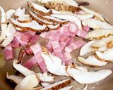 椎茸ベーコンほうれん草のバター醤油炒め作り方5写真