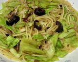 春キャベツと小エビのパスタ作り方8写真