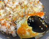 にんじんたっぷり！梅しらすチャーハン作り方4写真