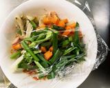 お一人様☆野菜たっぷり洋風ニラ玉風炒飯作り方10写真