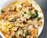 お一人様☆野菜たっぷり洋風ニラ玉風炒飯作り方18写真