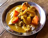 ▲山ごはん▲黄色いカレー作り方8写真