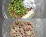 レンジで簡単☆ケール入りミートボール。作り方2写真