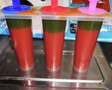 野菜ジュースと青汁の寒天作り方6写真