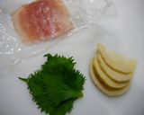 簡単おつまみ！たけのこチーズの生ハム巻き作り方1写真