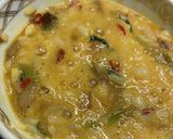 パスタの具材を使った卵かけご飯作り方3写真