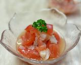 トマトとらっきょうのさっぱりサラダ作り方5写真