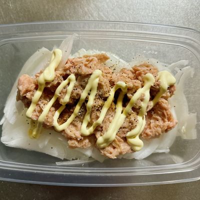 ツナマヨ 俺のツナマヨ🤤すばらしい盛り付け✨ #や台ずし