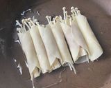エノキの食感を味わう餃子作り方3写真