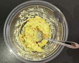 離乳食☆甘～いふわふわお豆腐コーンおやき作り方5写真