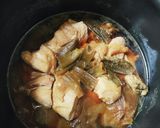 手羽元と鶏むねと玉ねぎとネギの炊飯器料理作り方8写真