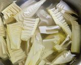タケノコの保存法　ホワイトリカーで作り方1写真