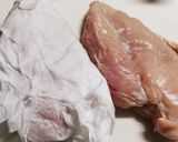 鶏胸肉のしっとりﾑﾁﾑﾁ鶏ハム作り方3写真