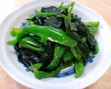 お弁当にも★無限ピーマン★わかめ旨炒め作り方4写真
