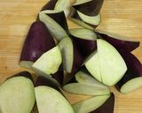 ナスの甘炒め作り方1写真