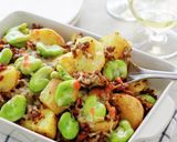 そら豆と新じゃがのカレーチーズ作り方4写真