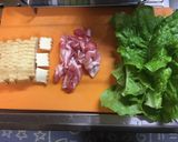 サンチュと豚バラのネギ塩炒め作り方3写真