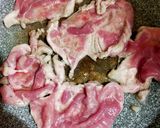 豚肉と玉ねぎのオイスターソース丼作り方3写真
