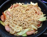 超簡単！焼きうどんにレトルトカレー！！作り方7写真