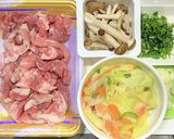 豚こま肉とミックス野菜のニンニク炒め作り方1写真