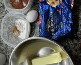 作り置き！ダブルチョコレート+塩クッキー作り方1写真