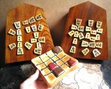 チョコレートで作った駒でパン上の詰将棋作り方9写真
