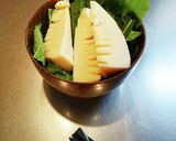 なばなとたけのこの味噌汁作り方1写真