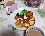 材料2個★朝から焼けるスフレパンケーキ★作り方7写真