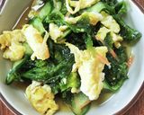炒り卵入りきゅうり人参アオサ美味しい酢物作り方6写真