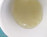 梅昆布茶で　餡かけ梅モチ　葛湯風作り方2写真