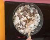 玉ねぎたっぷり！新玉牛丼【食遺産】作り方5写真