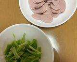ピーマン炒め(味付けは餃子のタレ)作り方1写真