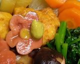 鶏から揚げの治部煮風作り方5写真