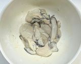 カキとニラと長ネギのオイスターソース炒め作り方3写真