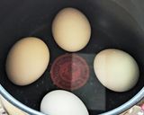 ほうれん草大量消費！焼肉のタレで卵サラダ作り方1写真