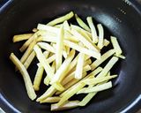 残った粉ソース消費！お好み焼き風ポテト作り方1写真