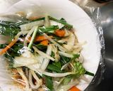 お一人様☆野菜たっぷりメンチニラ玉とじ丼作り方11写真