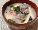 サバ缶で味噌汁作り方4写真