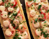 バジルソースチキン(オープンサンド)作り方5写真