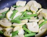 たけのことインゲンのコーンバター醤油炒め作り方6写真