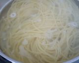 大阪黒菜とあさりのパスタ作り方3写真