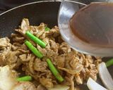 ワンパンで！新玉葱とアスパラの豚こま炒め作り方6写真
