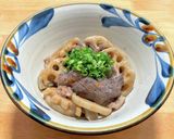 牛こま肉とレンコンの甘辛煮作り方6写真