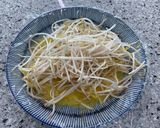 レンジでスピード もやしとんぺい焼き作り方1写真
