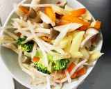 お一人様☆野菜たっぷりウインナーで魯肉飯作り方10写真