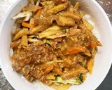 お一人様☆野菜たっぷりウインナーで魯肉飯作り方17写真