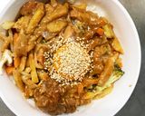 お一人様☆野菜たっぷりウインナーで魯肉飯作り方21写真