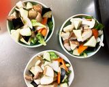 肉無豆腐コク旨濃厚焼肉のたれ味野菜炒め作り方12写真