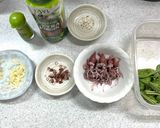 こごみとホタルイカのペペロンチーノ作り方1写真