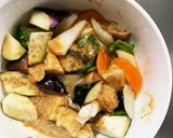 茄子椎茸中華風万能ソース味豆腐八宝菜風作り方12写真
